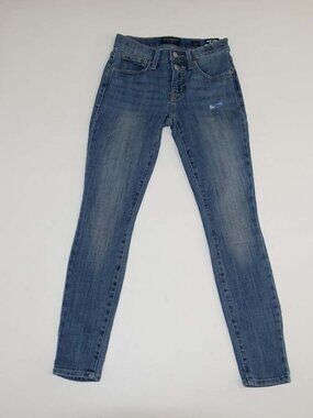 Lucky Brand Women's Ava Mid Rise Skinny Jeans Size 0 / 25 Ankle NWT Stretch 0A